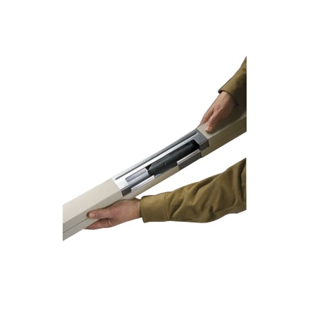 Wiremold 10' 5" POWER POLE STEEL, 2 COMPARTMENT WIRED W/2-20A 124001